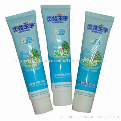 Cosmetic soft and flexible tubes for baby hand cream, offset printing, 60g capacity, OEM is welcome